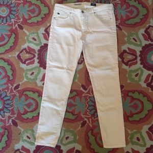 ADRIANNA GOLDSCHMIED ankle jean/lt peach/EXC.cond